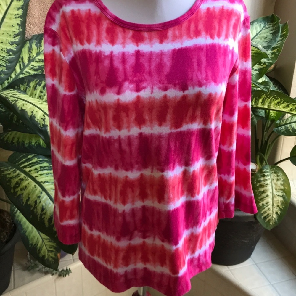Jones New York Sport tie-dye-look top
